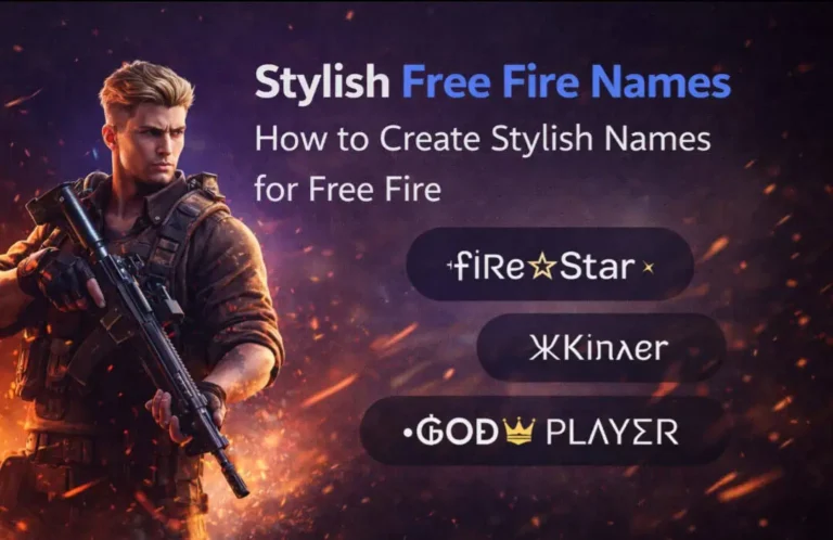 Stylish Free Fire Names: How to Create Stylish Names for Free Fire